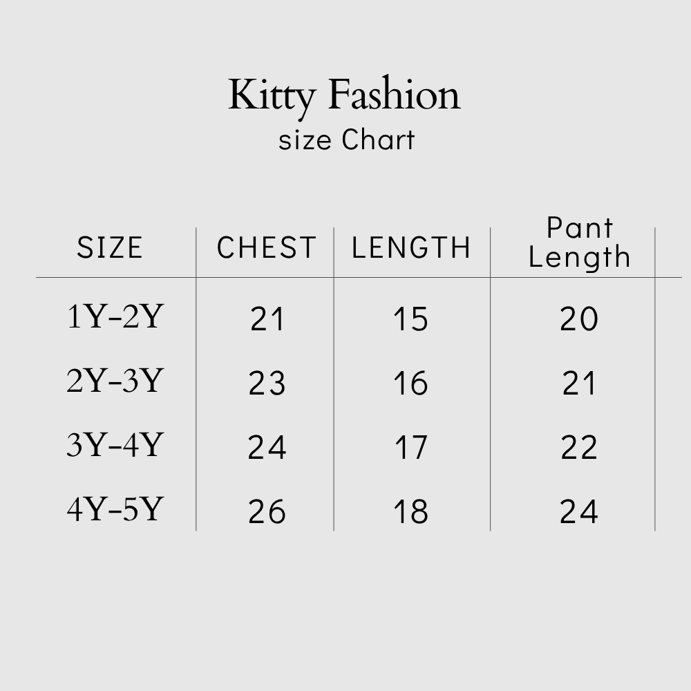 Kitty Star Pant Set