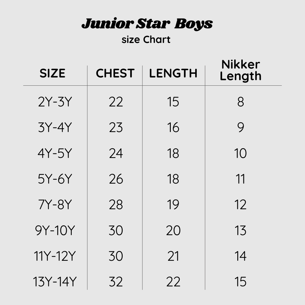 Junior Star Boyz Nikker Set