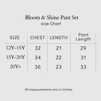 Bloom And Shine Pant Set
