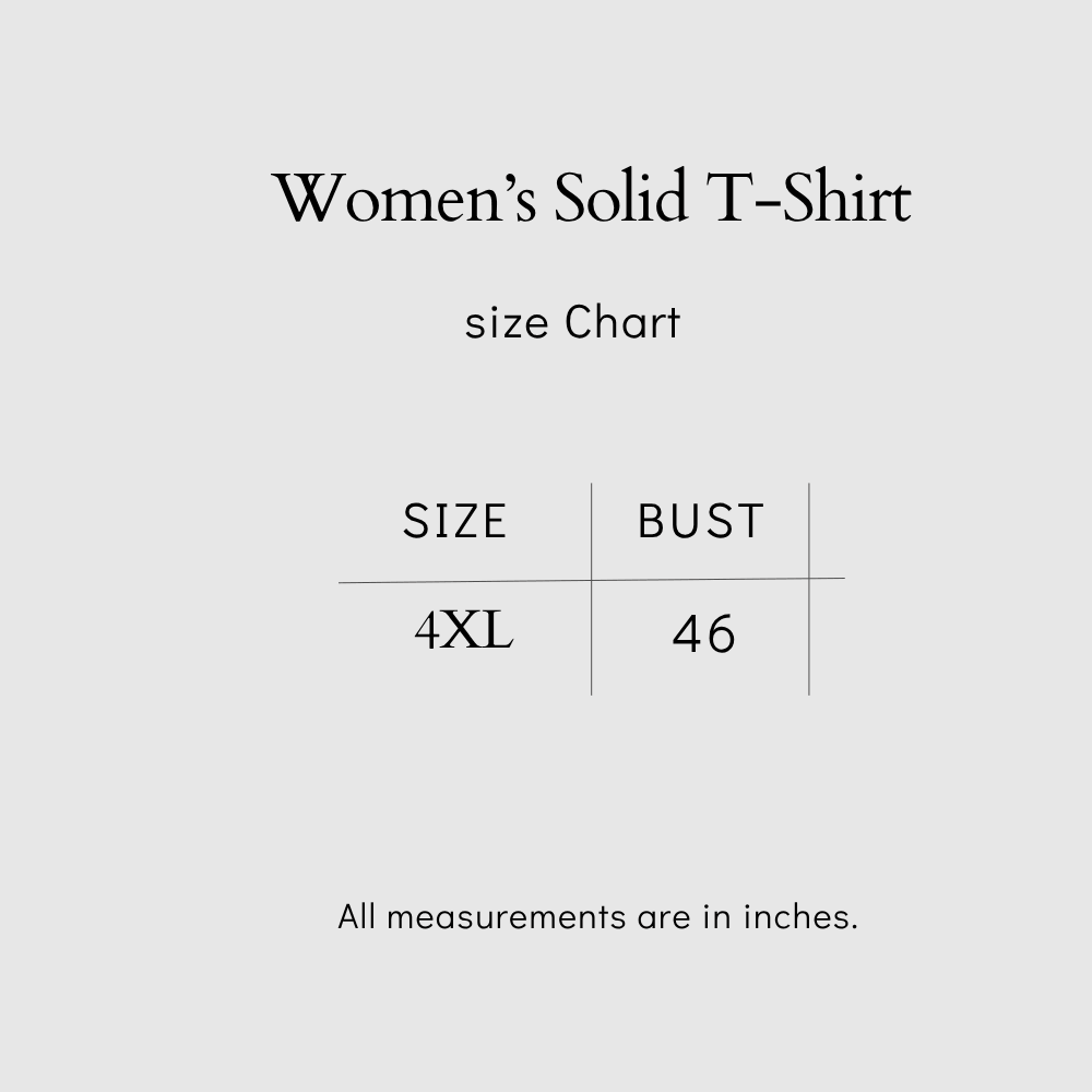 Women’s Solid T-Shirt-Dots