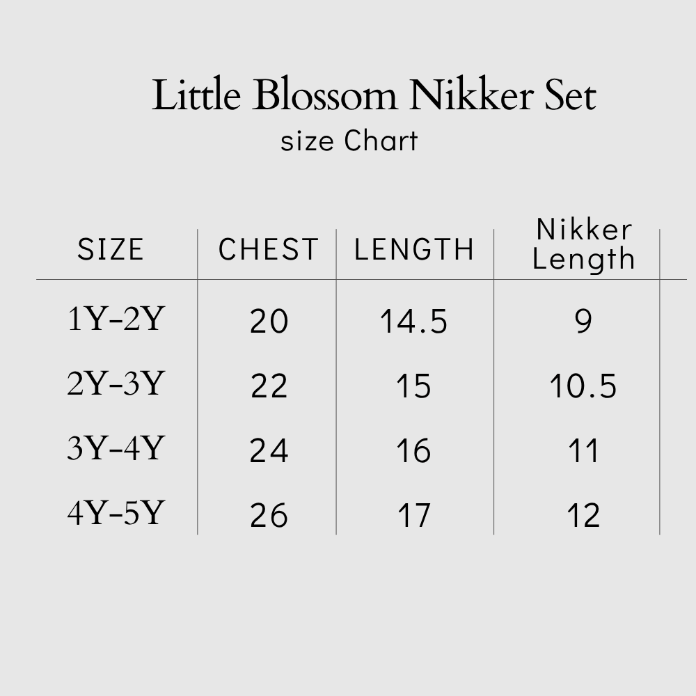Little Blossom Nikker Set
