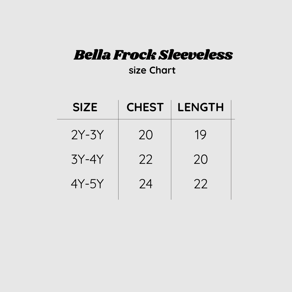 Bella Kids Frock Sleeveless Combo Pack Of 2