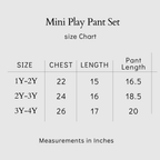 Mini Play Pant Set