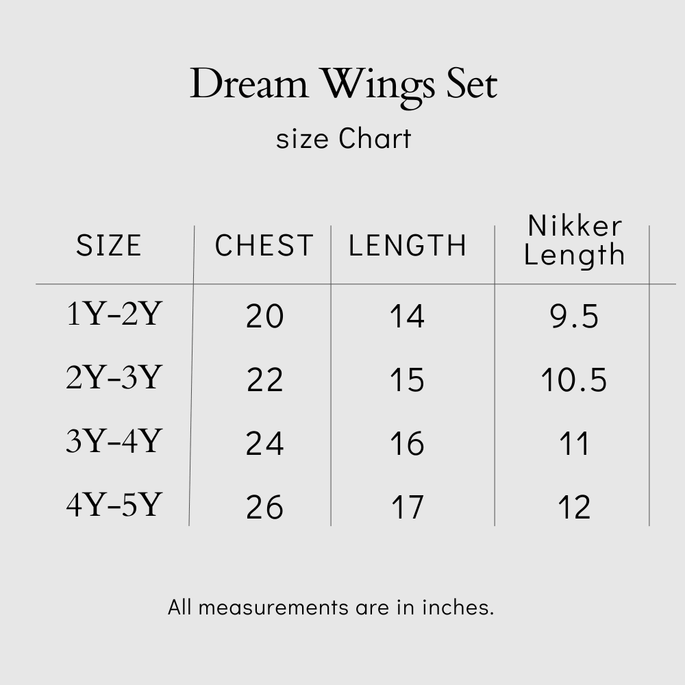 Dream Wings Sleeveless Nikker Set