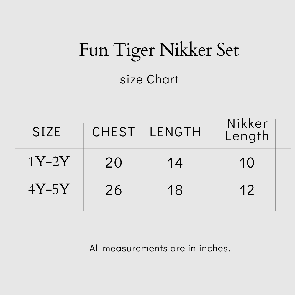 Fun Tiger Nikker Set
