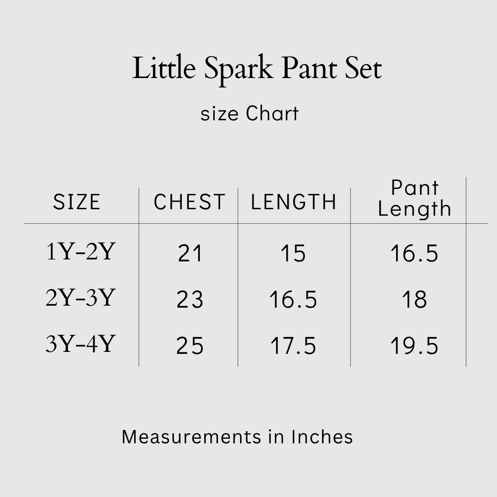 Little Spark Pant Set