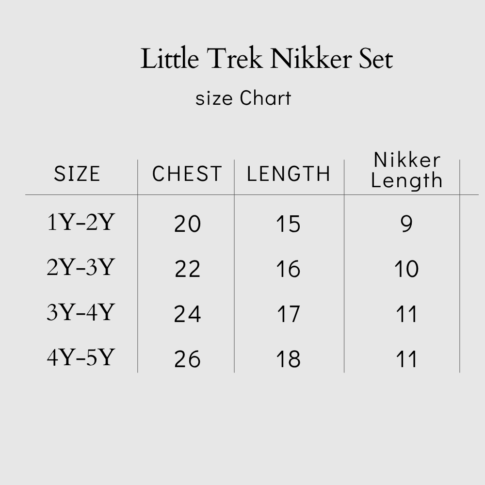 Little Trek Nikker Set