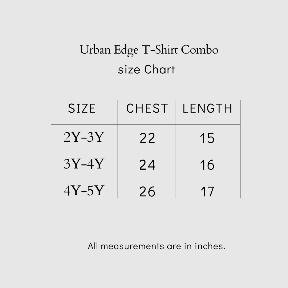 Urban Edge T-Shirt Combo Pack Of 2