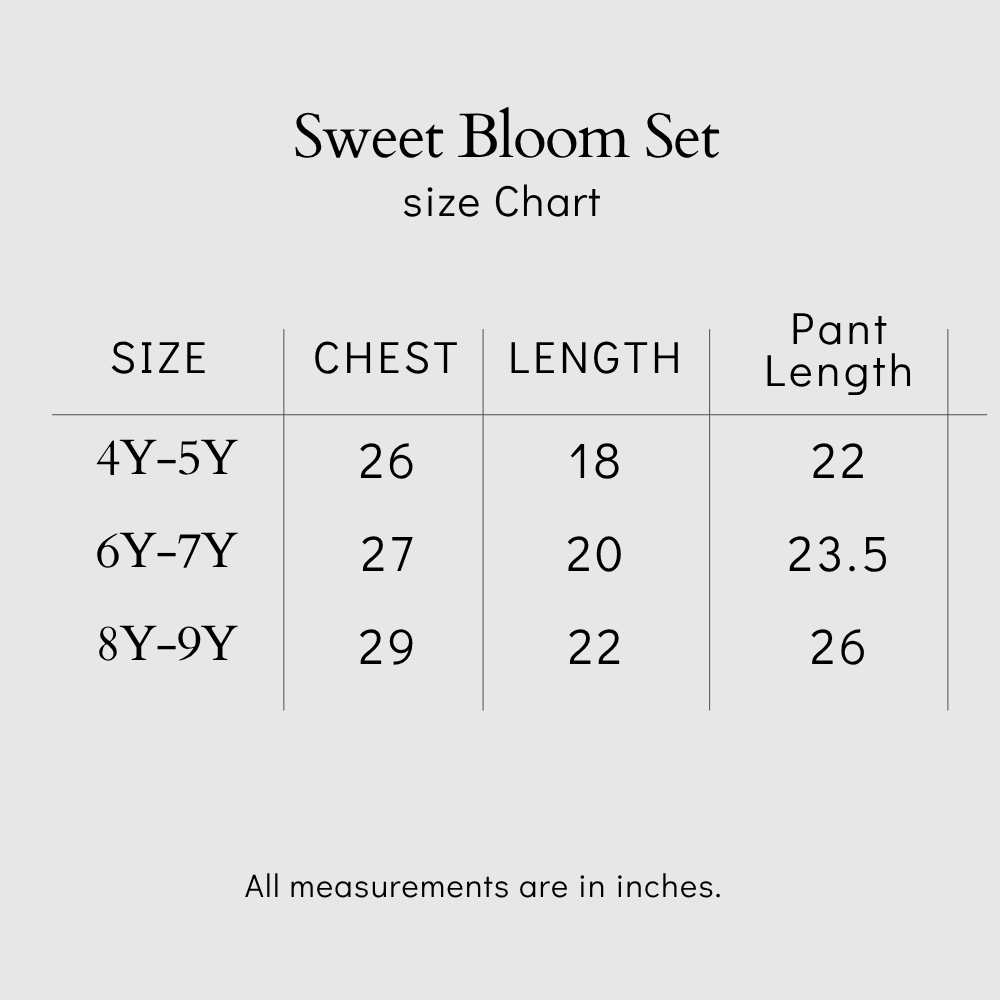 Sweet Bloom set