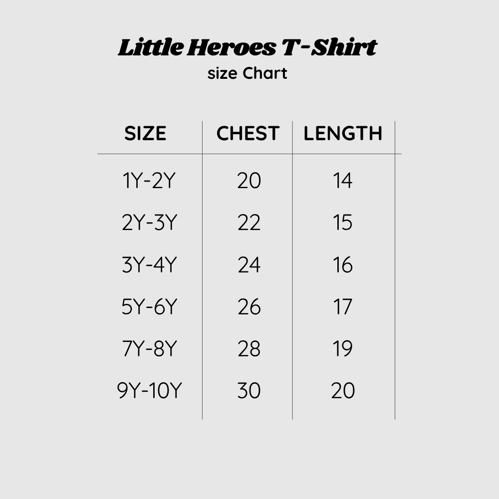 Little Heroes T-Shirt Combo Pack Of 2