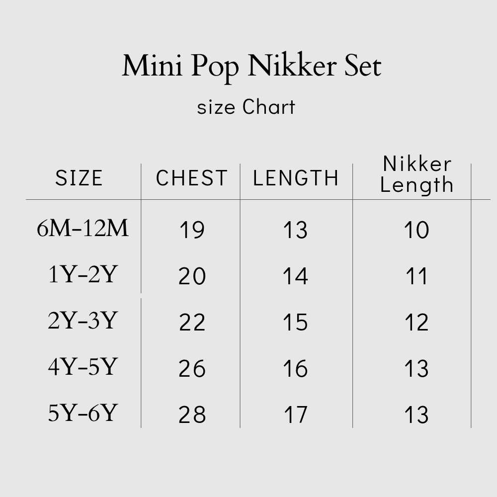 Mini Pop Nikker Set