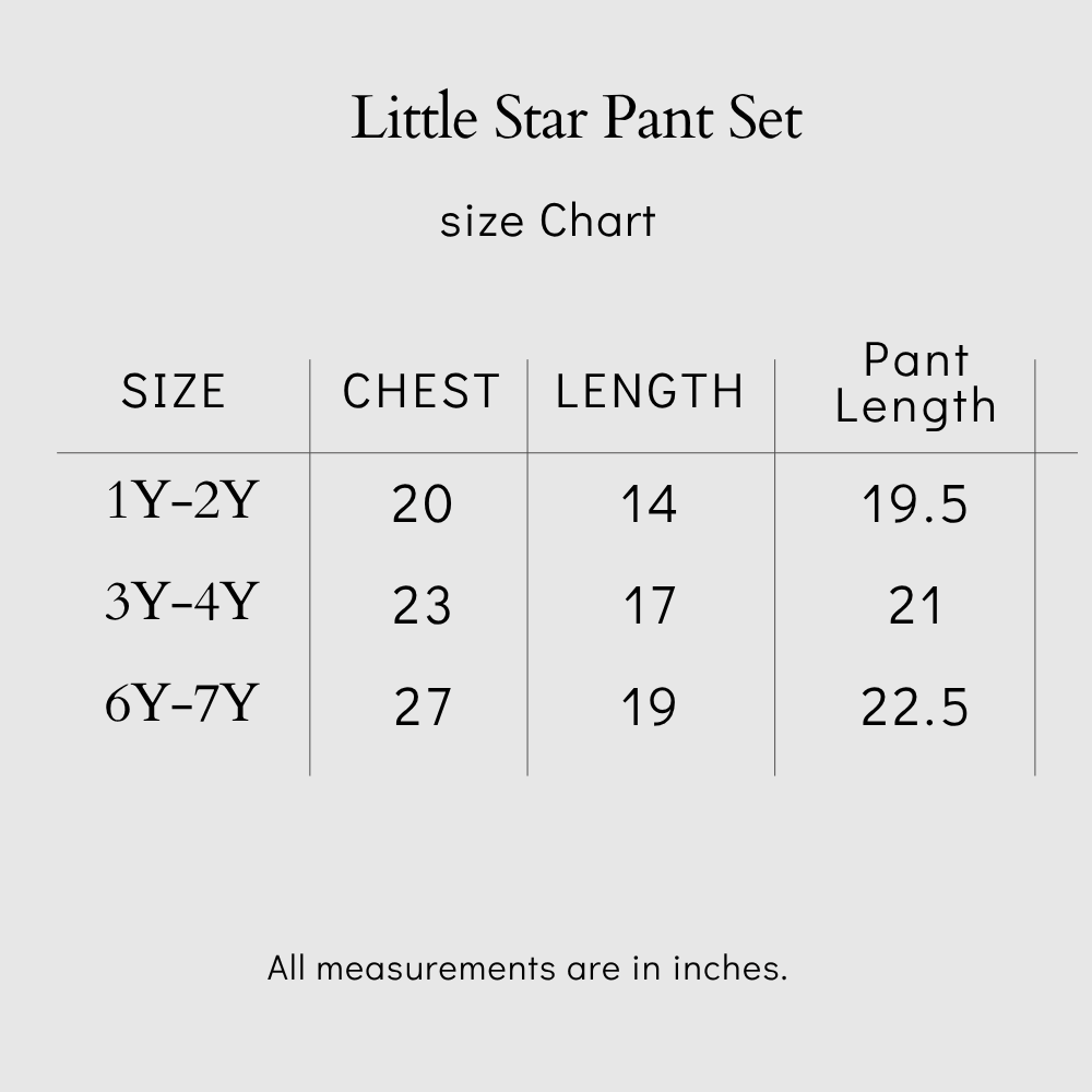 Little Star Pant Set