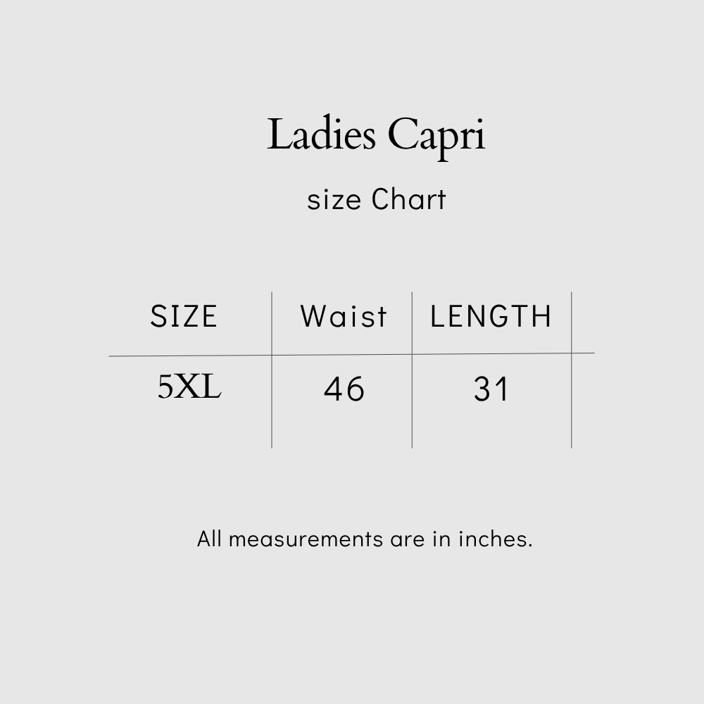 Ladies Trendy Capri