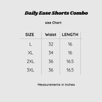 Daily Ease Shorts Combo