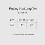 Feeding Maxi Long Top