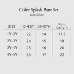 Color Splash Pant Set
