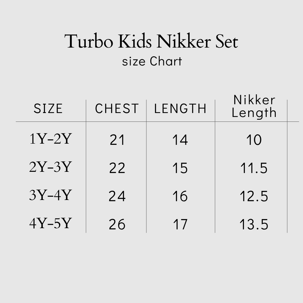 Turbo Kids Nikker Set