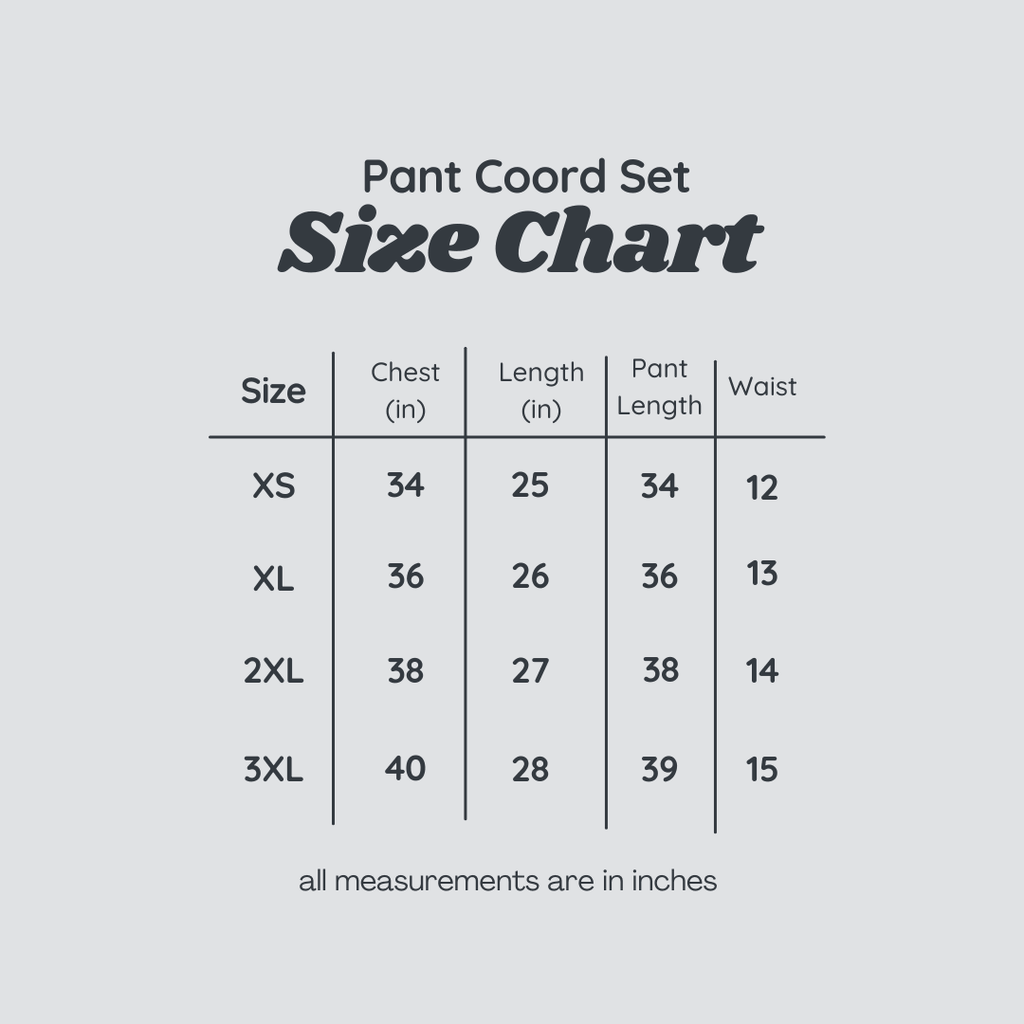 Soft Comfort Coord (2XL-38 inch)