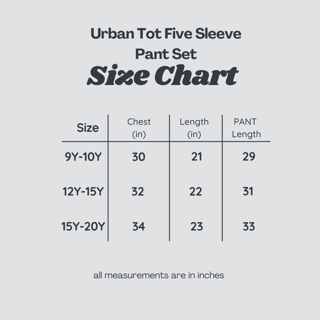 Urban Tot Five Sleeve Pant Set