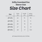 Drifty Oversized Five Sleeve Club