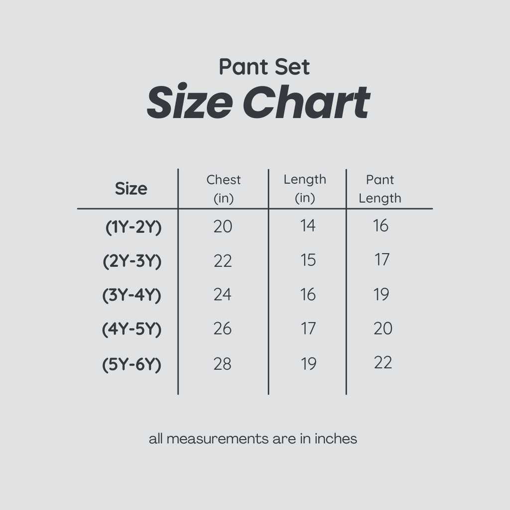 Kids Pant Set
