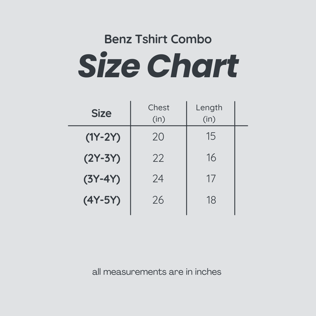 Benz Tshirt Combo Pack Of 2