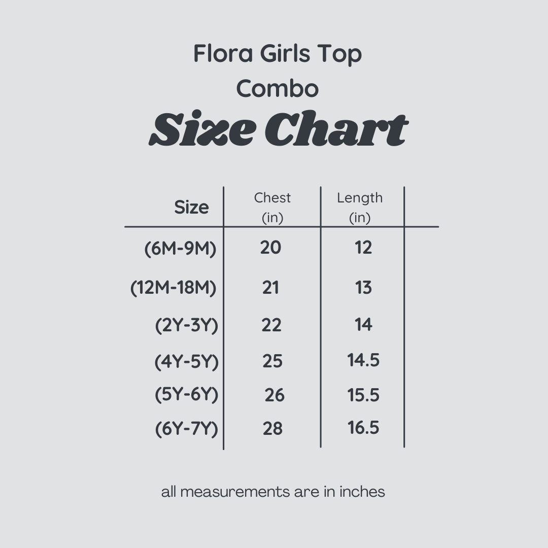 Flora Girls Top Combo Pack of 2
