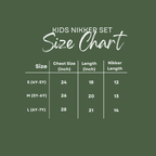 Tiny Three Stripes Nikker set